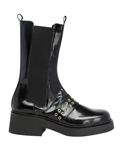 8 By Yoox Ankle Boots In Black