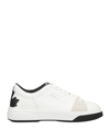 DSQUARED2 DSQUARED2 MAN SNEAKERS WHITE SIZE 7 CALFSKIN