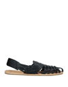 SAINT LAURENT SAINT LAURENT MAN ESPADRILLES BLACK SIZE 9 SOFT LEATHER