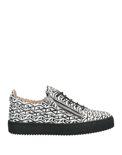 GIUSEPPE ZANOTTI GIUSEPPE ZANOTTI MAN SNEAKERS BLACK SIZE 6.5 CALFSKIN