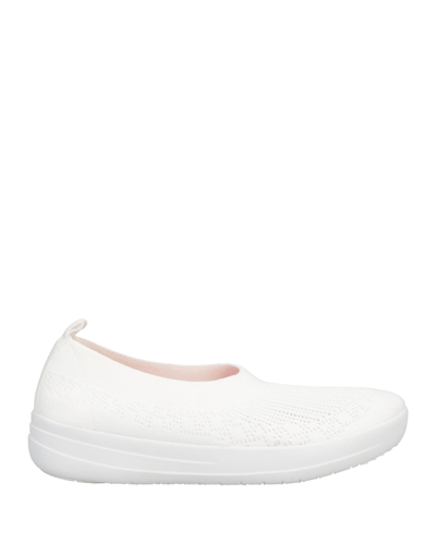 Fitflop Ballet Flats In White