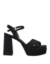 Nila & Nila Sandals In Black