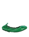 Hogan Ballet Flats In Green