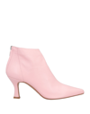 Ovye' By Cristina Lucchi Ankle Boots In Pink