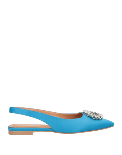 Nila & Nila Ballet Flats In Blue