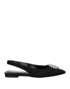 Nila & Nila Ballet Flats In Black