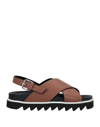 P.a.r.o.s.h Sandals In Brown