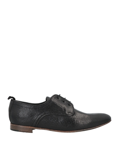 Alexander Hotto Lace-up Shoes In Black