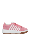 Dsquared2 Leather Sneakers In Pink