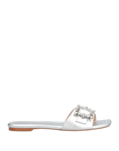 Stuart Weitzman Sandals In Silver