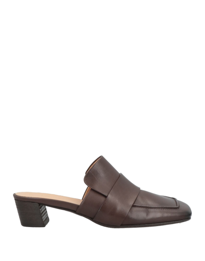 Shop Marsèll Mules & Clogs In Dark Brown