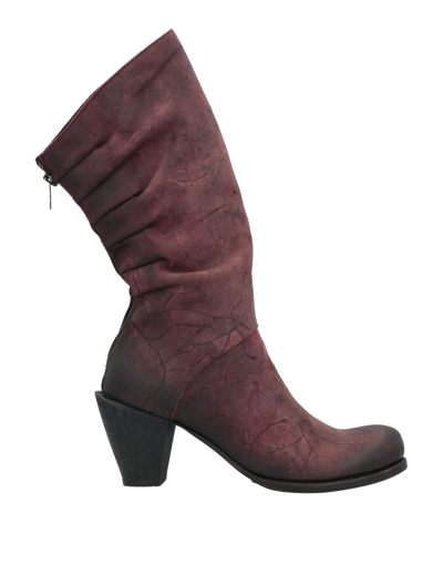 Lost & Found Ankle Boots In Deep Purple
