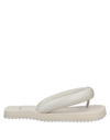 Yume Yume Toe Strap Sandals In Bianco