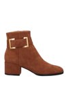 Sergio Rossi Ankle Boots In Brown