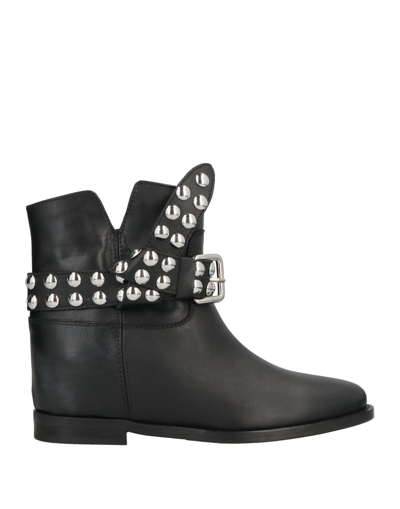 Via Roma 15 Ankle Boots In Black