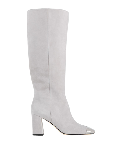 Sergio Rossi Knee Boots In Grey