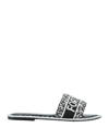 De Siena Sandals In Black