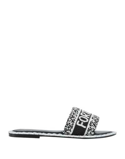 De Siena Sandals In Black