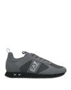Ea7 Sneakers In Iron Gate - Black
