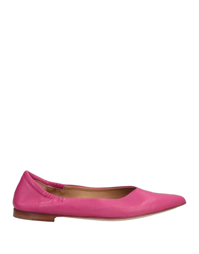 Anna F Ballet Flats In Fuchsia