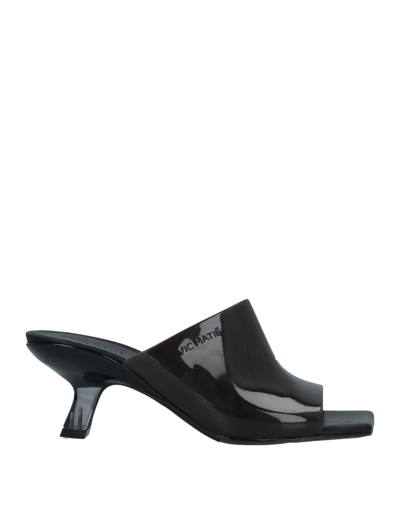 Vic Matie Sandals In Black