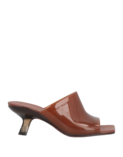 Vic Matie Sandals In Brown