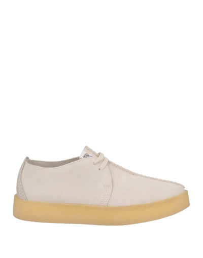 Clarks Originals Lace-up Shoes In Off White