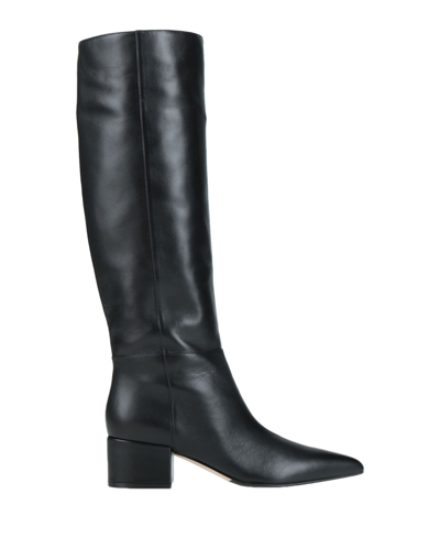 Sergio Rossi Knee Boots In Black