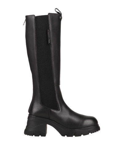 Karl Lagerfeld Knee Boots In Black