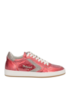 VALSPORT VALSPORT WOMAN SNEAKERS RED SIZE 7 SOFT LEATHER