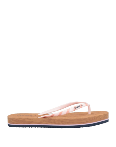 O'neill Toe Strap Sandals In Pink