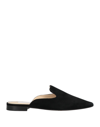 Douuod Woman Mules & Clogs Black Size 9 Textile Fibers In Black