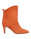 The Seller Ankle Boots In Orange
