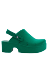 Xocoi Slingback Clog Mules In Green