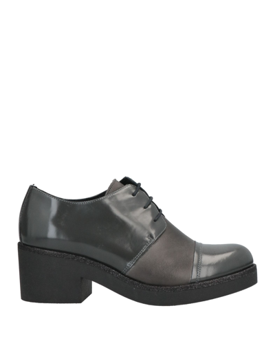Mercante Di Fiori Lace-up Shoes In Grey