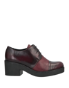 Mercante Di Fiori Lace-up Shoes In Maroon