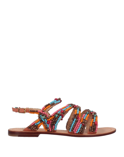 Maliparmi Sandals In Orange