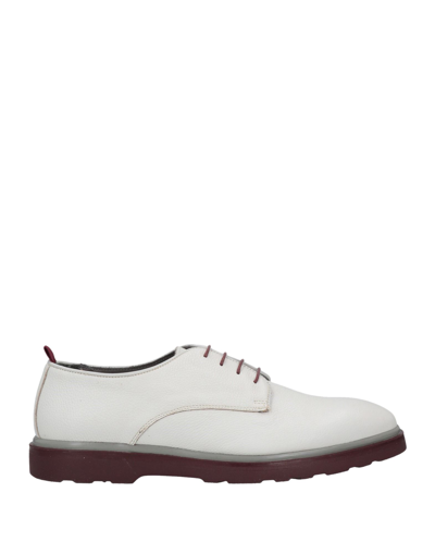 Pollini Lace-up Shoes In Grey
