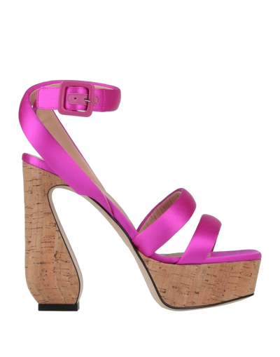 Si Rossi By Sergio Rossi Sandals In Red