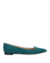 Sergio Rossi Loafers In Deep Jade