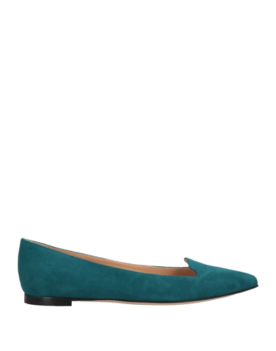 Sergio Rossi Loafers In Deep Jade