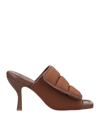 Gia Borghini Sandals In Brown