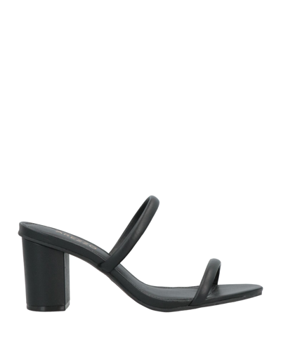 Arezzo Sandals In Black