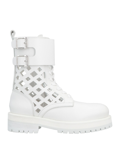 Dondup Ankle Boots In White