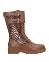Shop Pinko Woman Ankle Boots Brown Size 8 Soft Leather