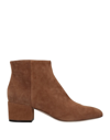Sergio Rossi Ankle Boots In Camel