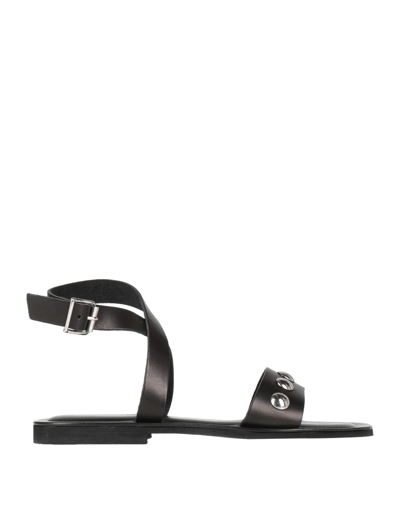 Pollini Sandals In Black