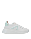 ALEXANDER SMITH ALEXANDER SMITH WOMAN SNEAKERS WHITE SIZE 7 SOFT LEATHER