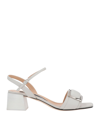 Sergio Rossi Sandals In Light Grey