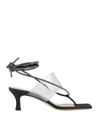 Mychalom Toe Strap Sandals In Black